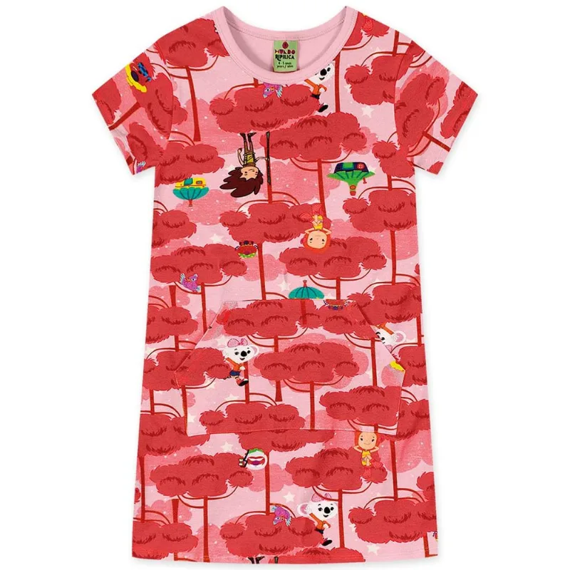 Vestido Infantil Menina - Rosa 8