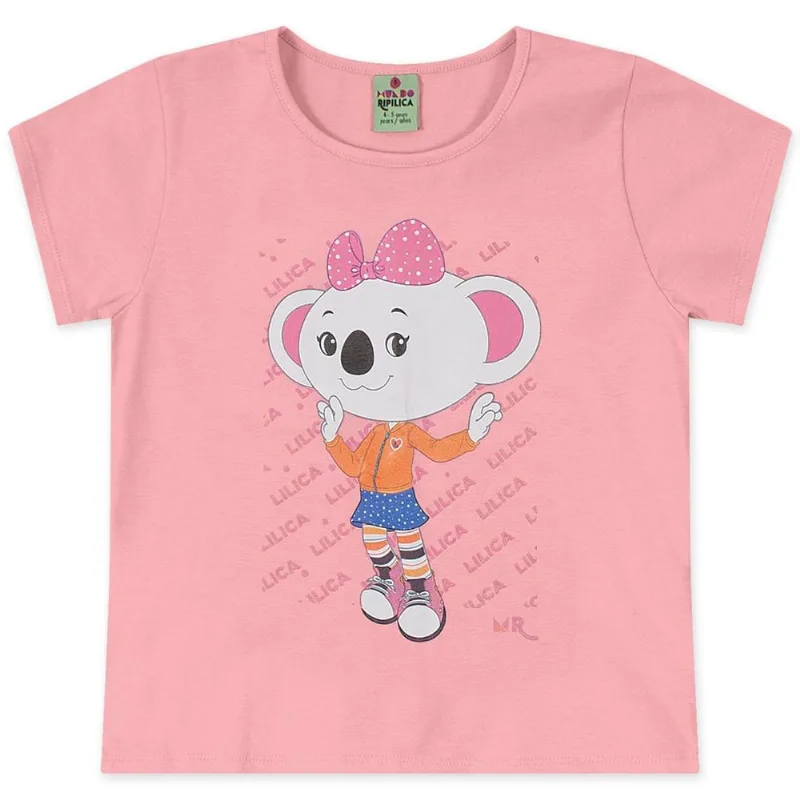 Blusa Infantil Menina - Rosa 6