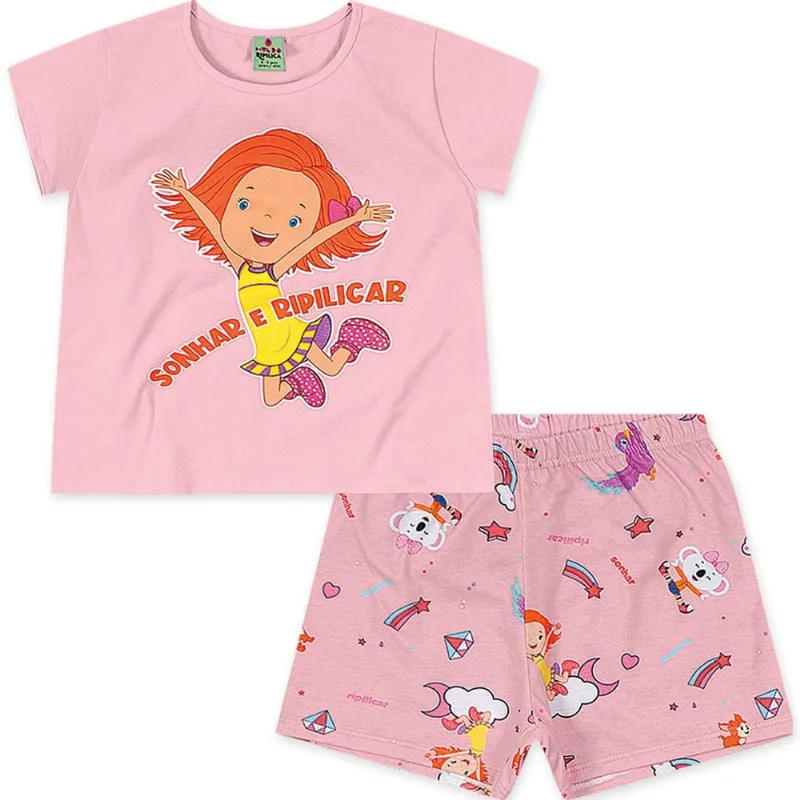 Pijama Infantil Menina - Rosa 2