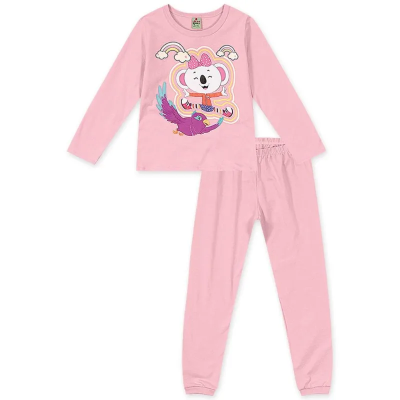 Pijama Infantil Menina/Menino - Rosa 4