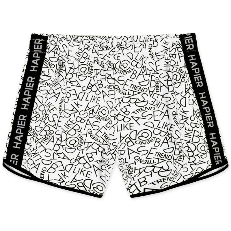 Short Moletom Juvenil Feminino Hapier Branco 10