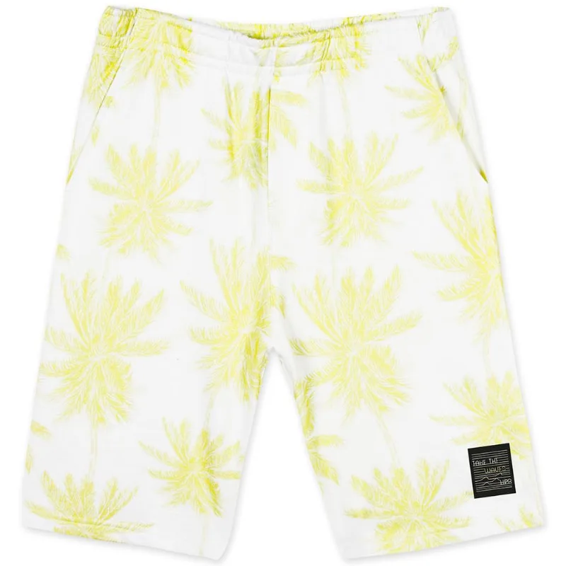 Bermuda Moletom Juvenil Masculina Hapier Amarelo 18