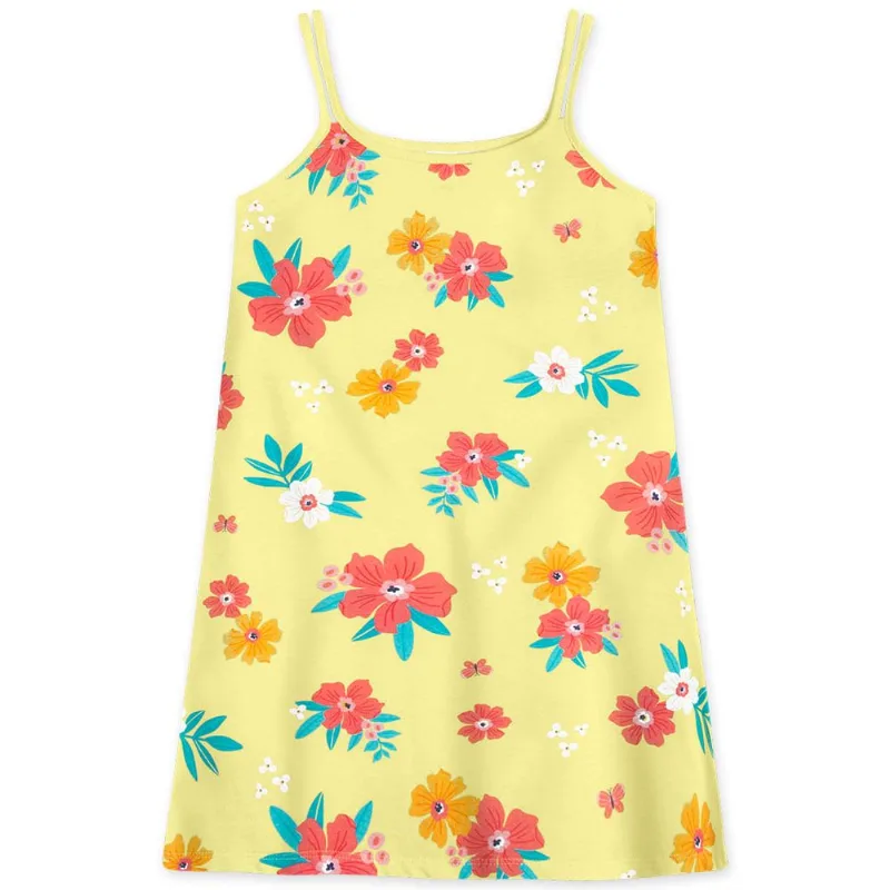 Vestido Curto Infantil Feminino Marisol Play Amarelo 3P