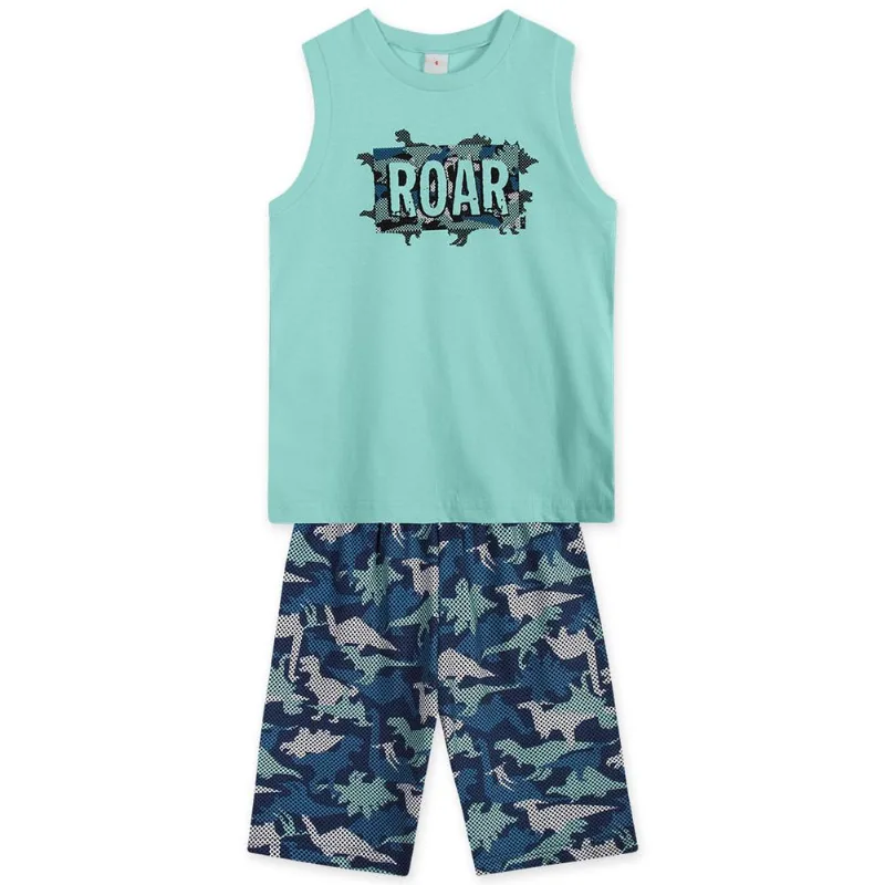 Conjunto Curto Moletom Infantil Masculino Marisol Play Azul 8