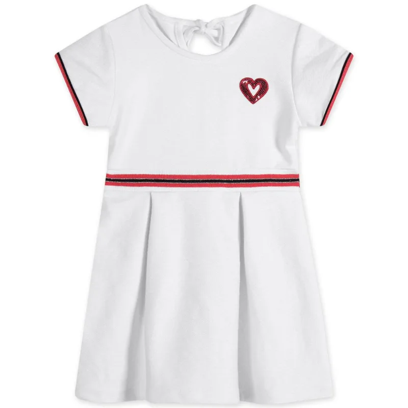 Vestido Manga Curta Infantil Feminino Marisol Branco 6