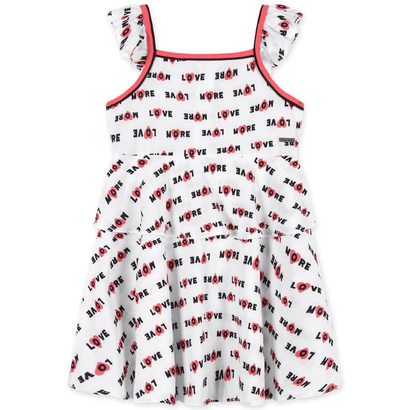 Vestido Curto Viscose Infantil Feminino Marisol Branco 6