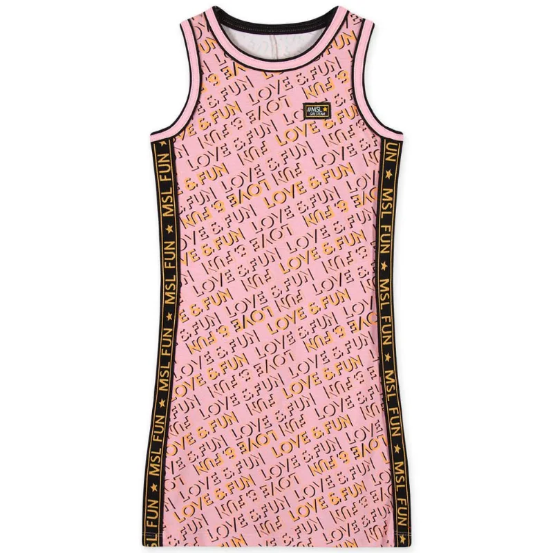 Vestido Regata Infantil Feminino Marisol Rosa 10