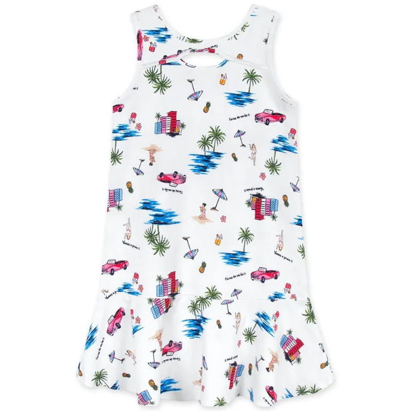 Vestido Regata Infantil Feminino Marisol Branco 12