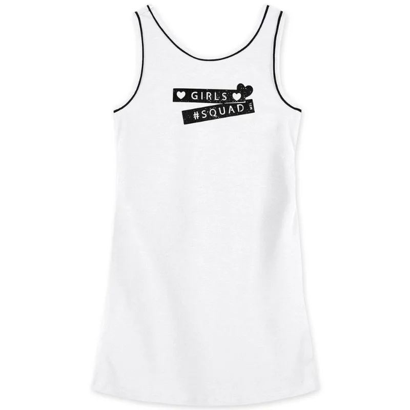 Vestido Regata Infantil Feminino Marisol Branco 10