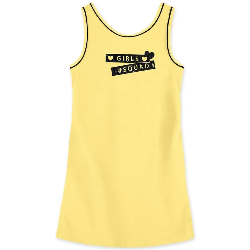 Vestido Regata Infantil Feminino Marisol Amarelo 12