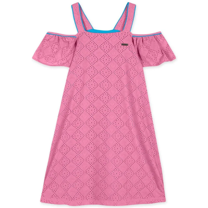 Vestido Ciganinha Curto Infantil Feminino Marisol Rosa 12