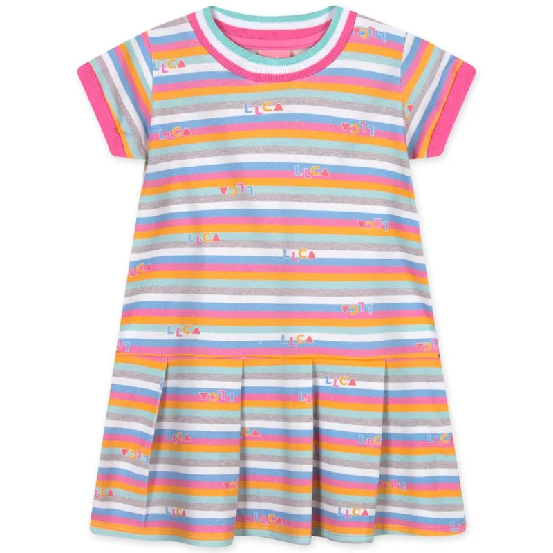Vestido Manga Curta Bebê Feminino Lilica Laranja 2