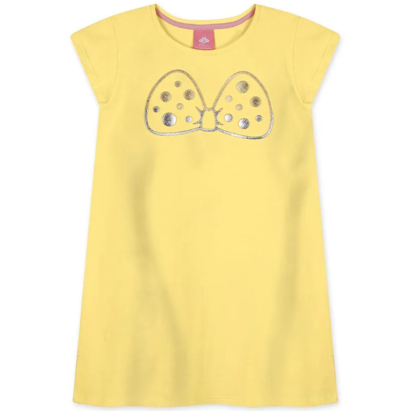 Vestido Manga Curta Bebê Feminino Lilica Amarelo 1