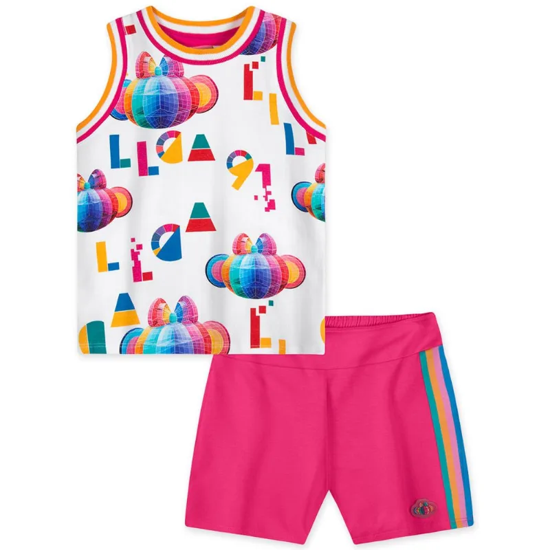 Conjunto Curto Infantil Feminino Lilica Branco 6