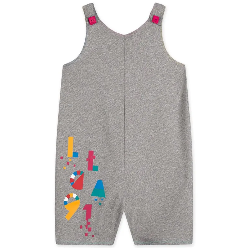 Macaquinho Curto Infantil Feminino Lilica Cinza 10