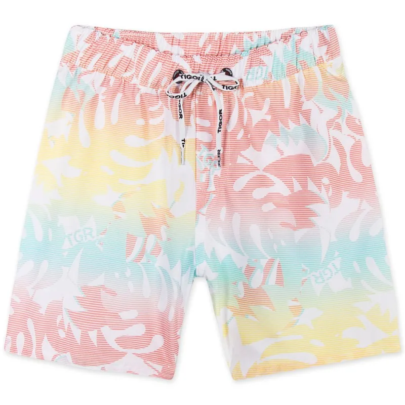 Bermuda Infantil Masculina Tigor Laranja 1
