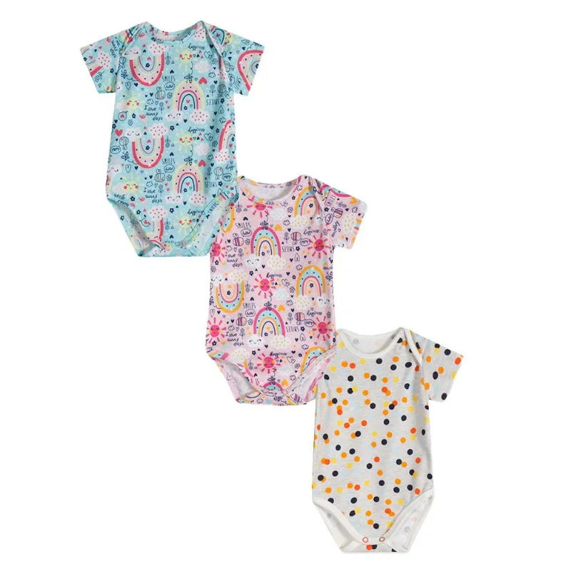 Kit Body Curto Bebê Menina Marisol Play - GG