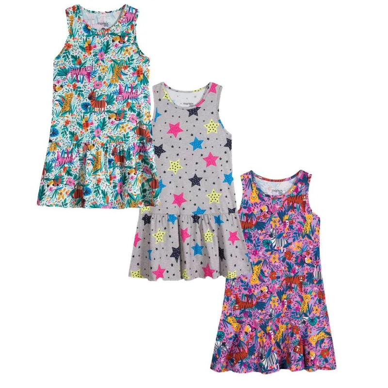 Kit Vestido Curto Infantil Marisol Play Cinza 6