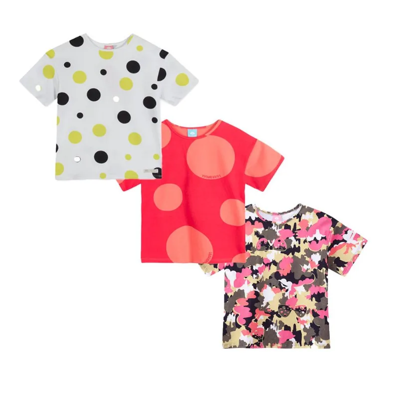 Kit Blusas Manga Curta Menina Lilica Branco 1