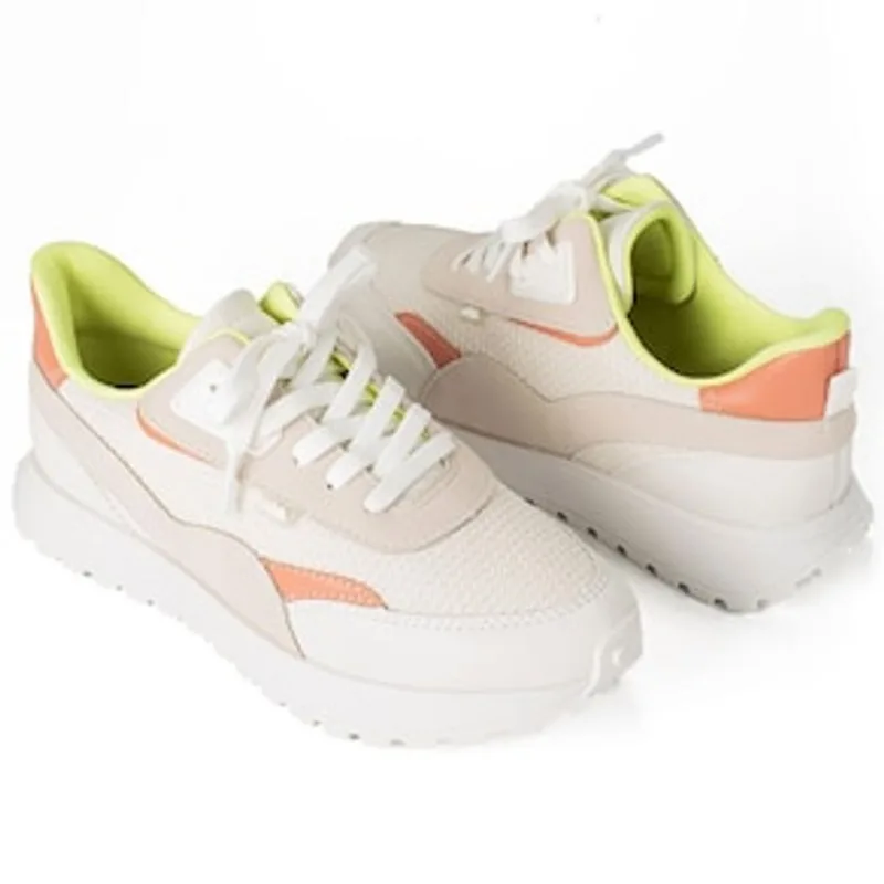 Tênis Feminino Jogging Almeria G4712-0003 Dakota - White/Colorido