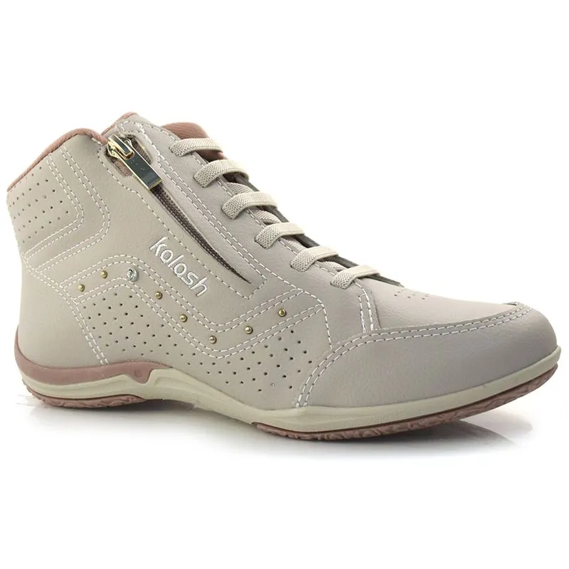 Tênis Cano Alto Feminino Kolosh Off White C2769 38