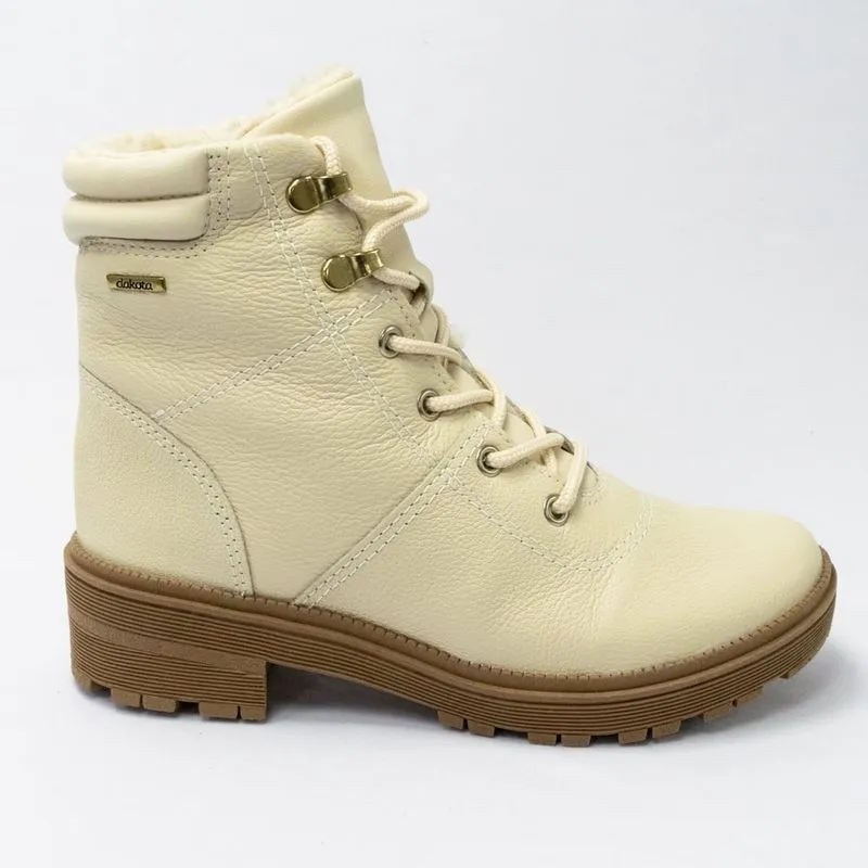 Bota Dakota G4972 Couro Natural Valais com forro em Lã
