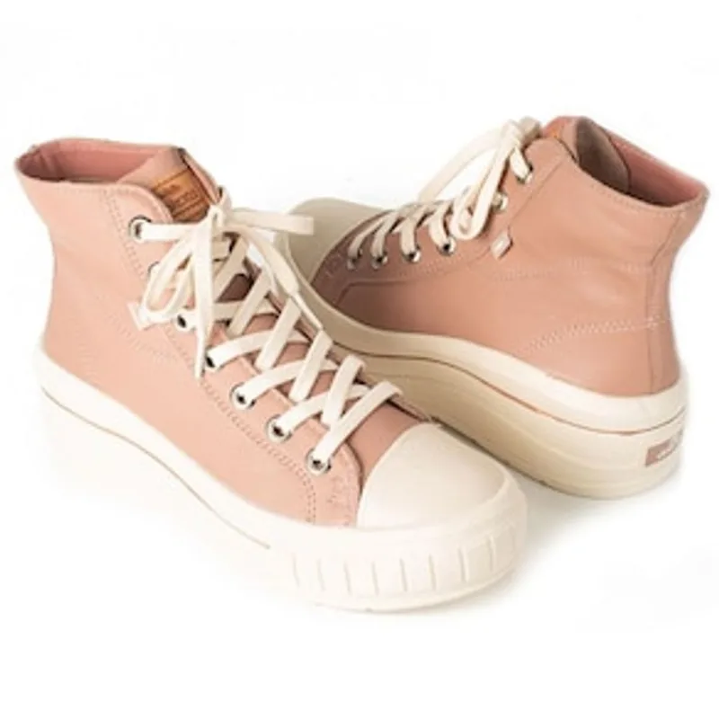Tênis Feminino Botinha Flatform Vincent G4351-0002 Dakota – Rosa/Baunilha Rosa 24