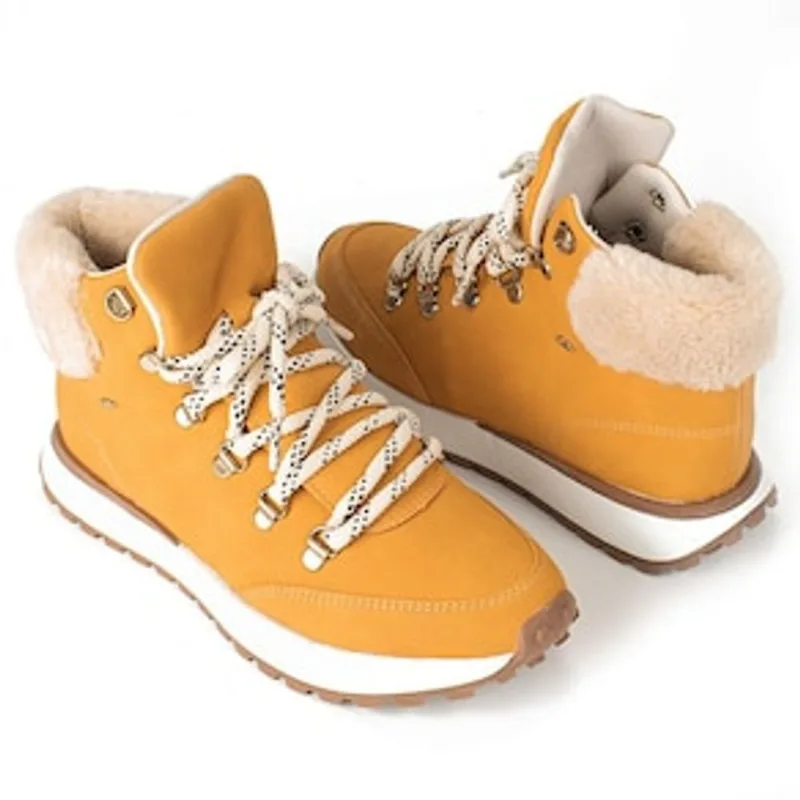 Tênis Feminino Botinha Coniglio G4821-0006 Dakota - Ocre - Tamanho 36