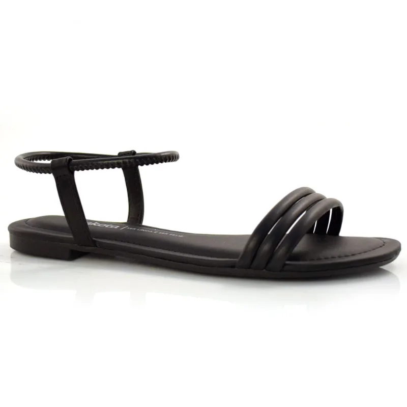 Sandália Rasteira Feminina Dakota Preto Z9411 33