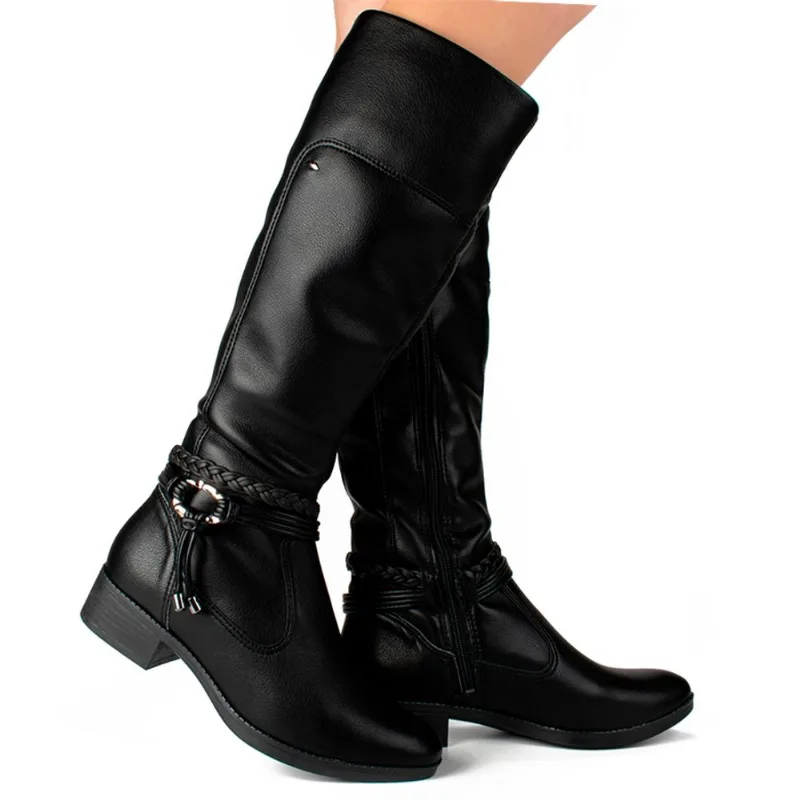 Bota Montaria Feminina Dakota Preto G4501 39