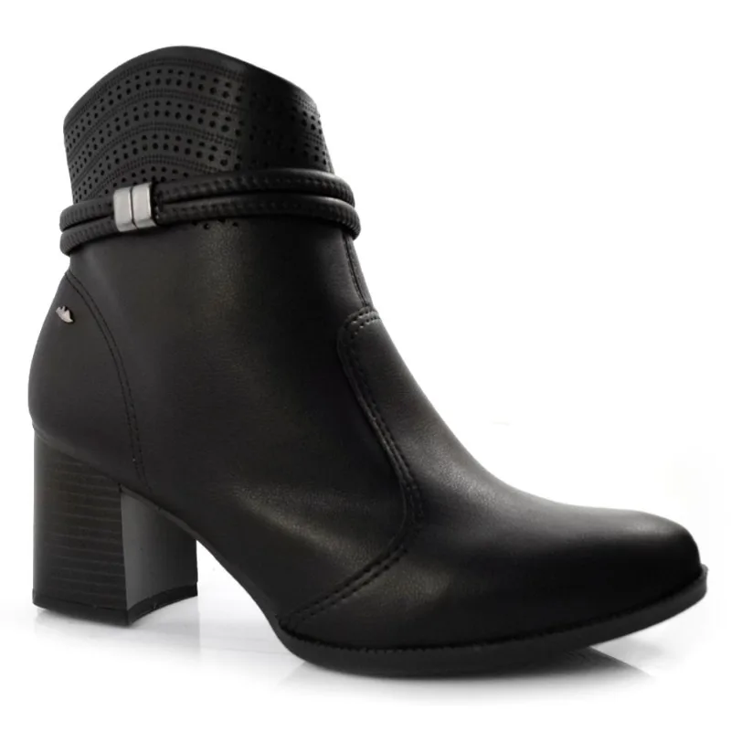Ankle Boots Feminino com Salto Bloco Dakota Preto G4541 39