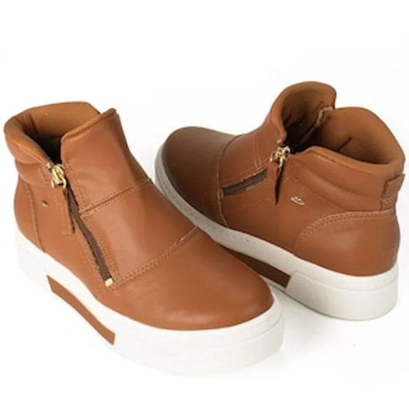 Tênis Feminino Botinha Almeria G4683-0006 Dakota - Mascavo 24