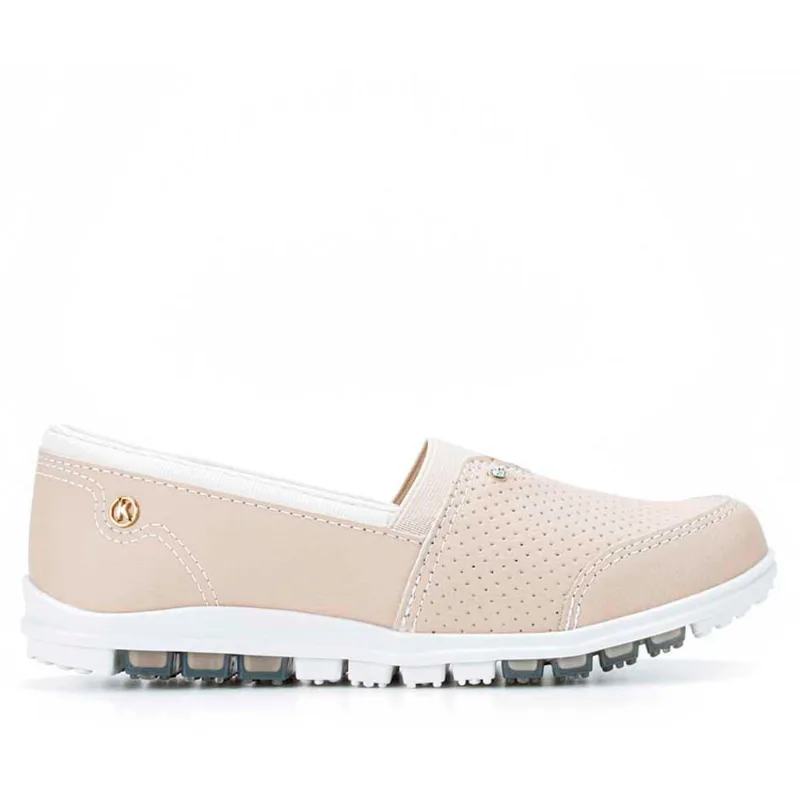 Tênis Feminino Kolosh Slip On Bege Claro - 38