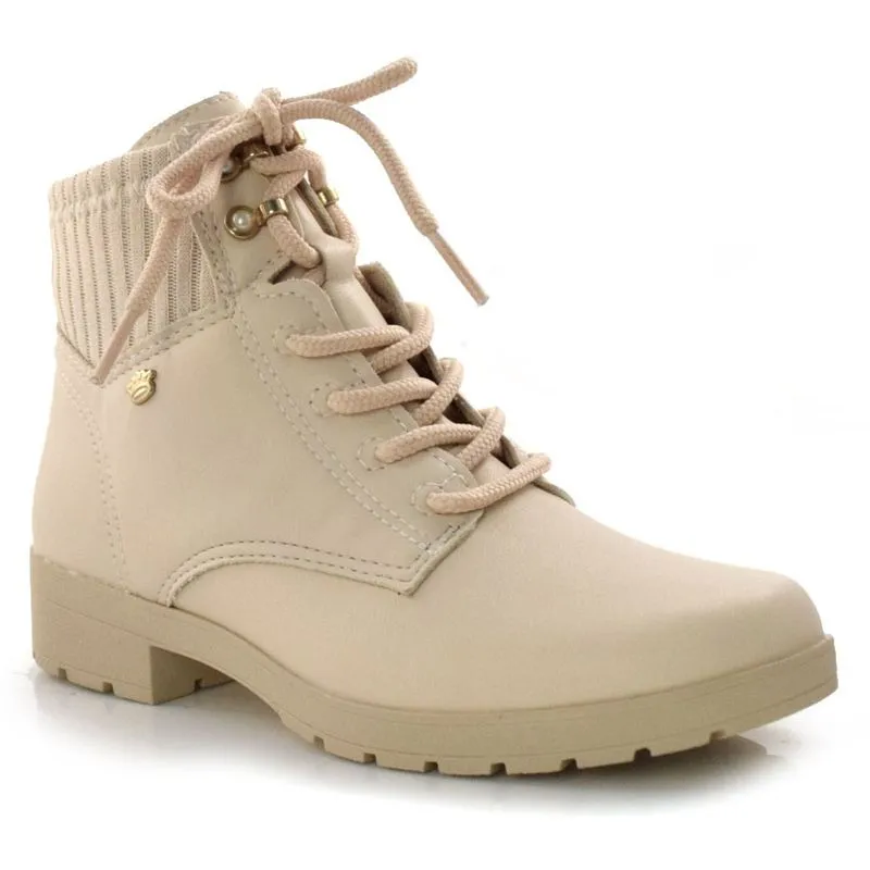 Coturno Infantil Pink Cats Creme V2521 31