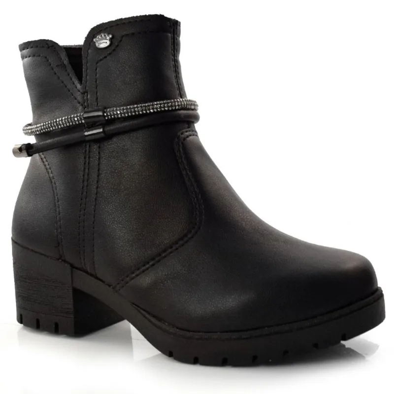 Ankle Boot Feminina Pink Cats Preto V2531 33