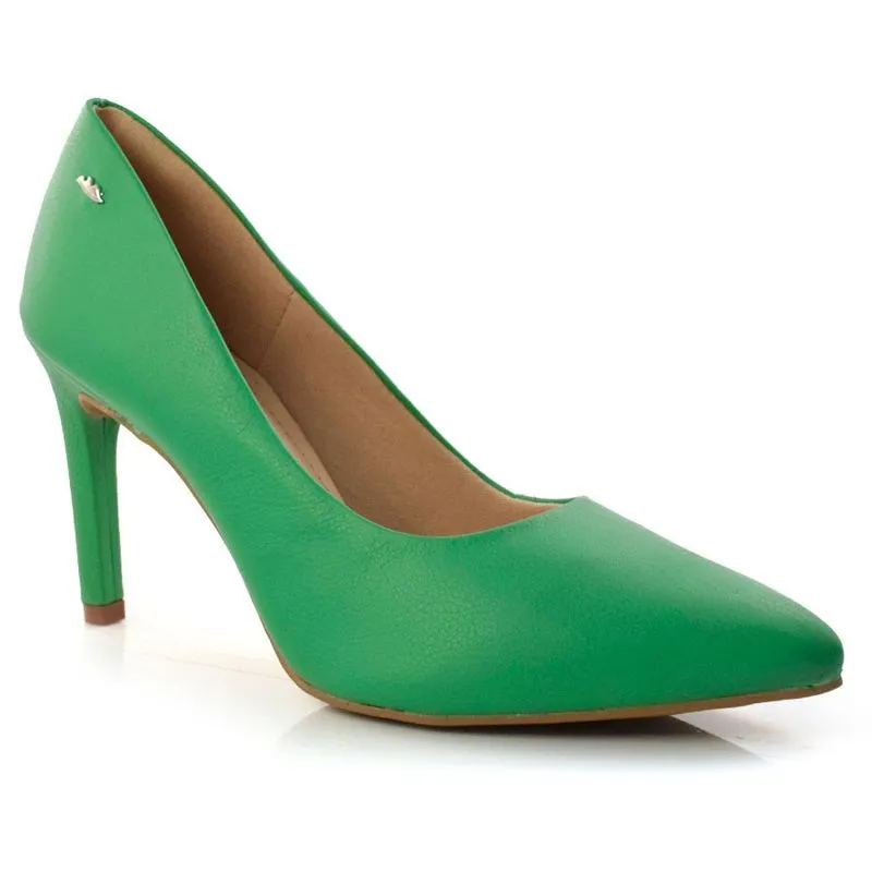 Scarpin em Couro Feminino Dakota Verde G5051 34