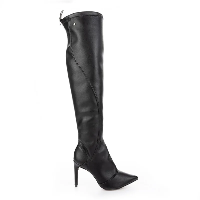 Bota Over Tanara Preta Preto T6102 37