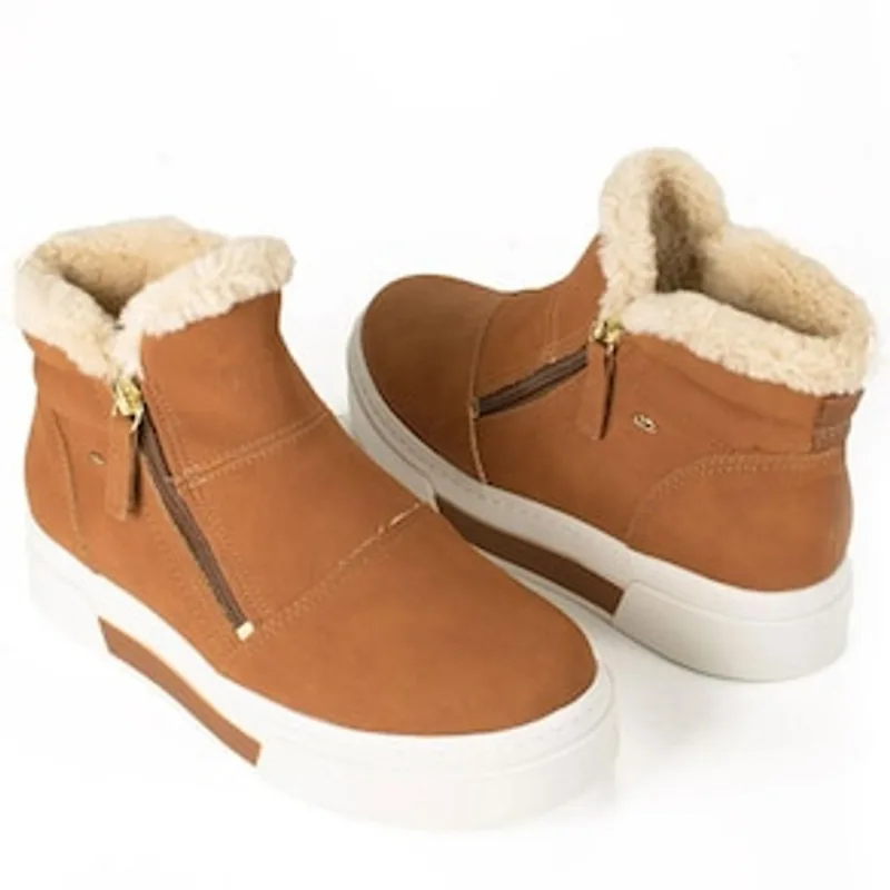 Tênis Feminino Botinha Coniglio G4683-0003 Dakota - Mascavo 24