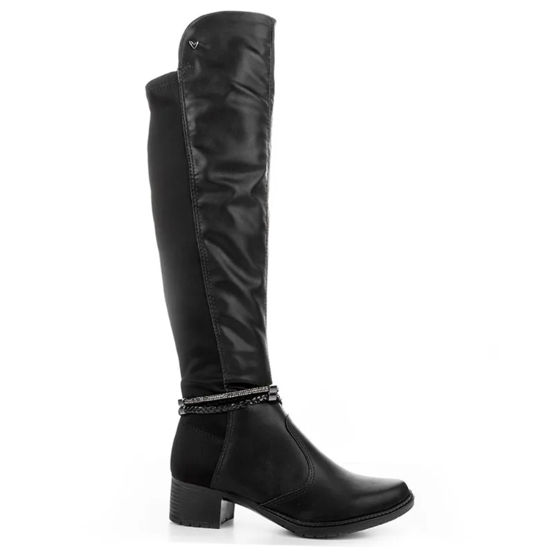 Bota Over Knee Feminina Mississipi Preto Q6771 36