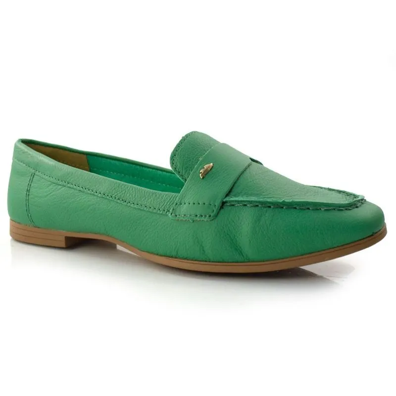 Mocassim de Couro Feminino Dakota Verde G4111 39