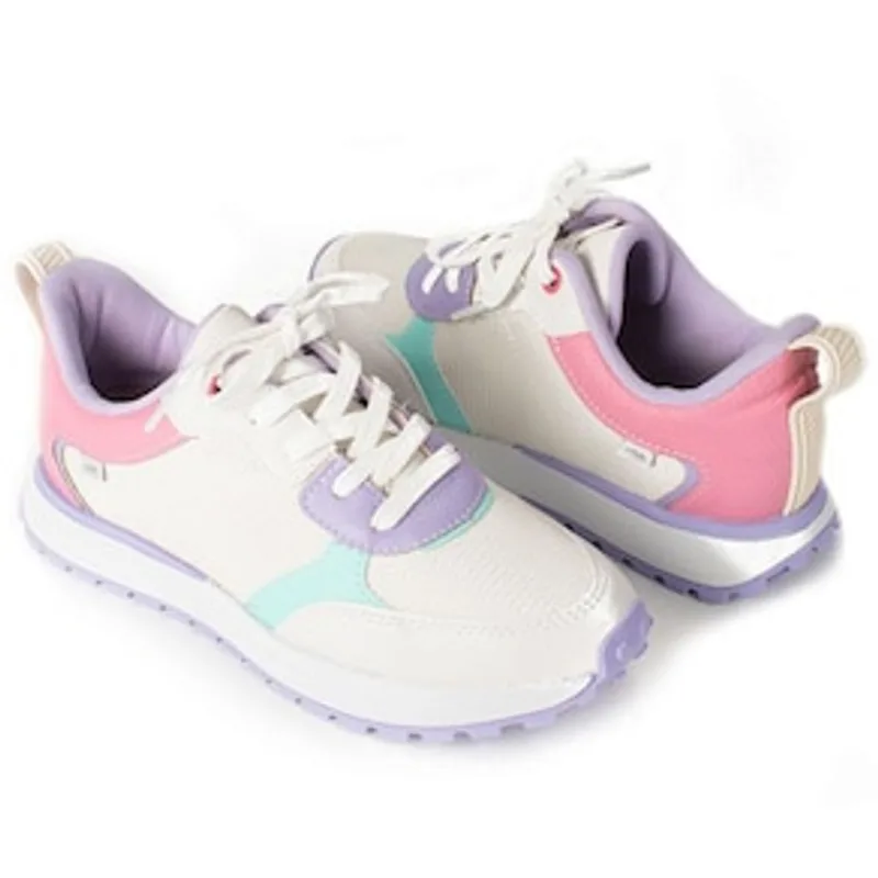 Tênis Feminino Manila G4361-0005 Dakota - Branco/Rosa/Lilás