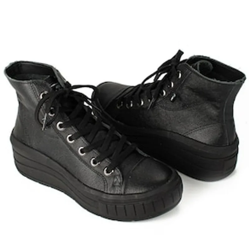 Tênis Feminino Botinha Flatform Vincent G4351-0011 Dakota – Preto 24