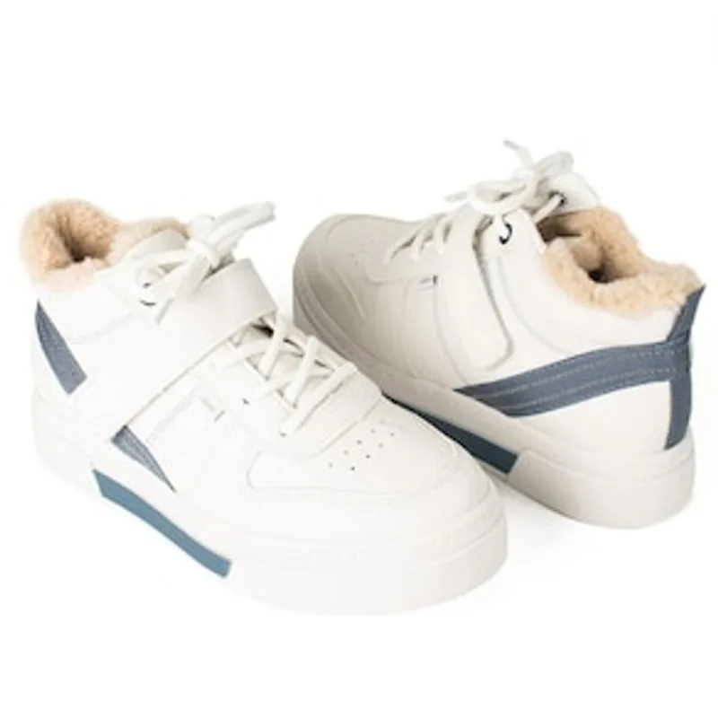 Tênis Feminino Botinha Almeria G4681-0002 Dakota - White/Azul Branco 35