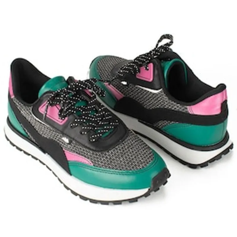 Tênis Feminino Torvy G4712-0001 Dakota - Preto/Verde Preto 35