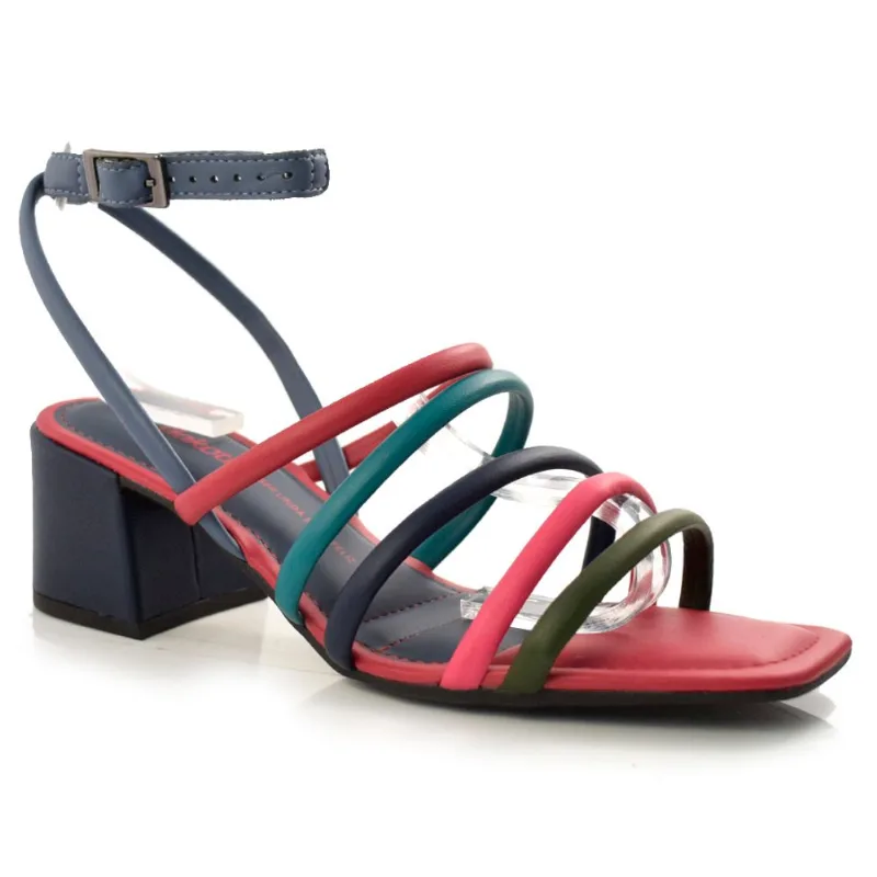 Sandália de Salto Bloco Feminina Dakota Roxo Z9741 37
