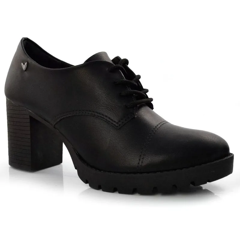 Oxford em Salto Alto Feminino Mississipi Preto Q6635 35