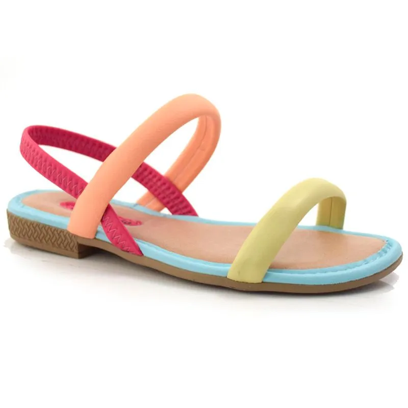 Sandália Infantil Feminina Pink Cats Laranja V2741 35