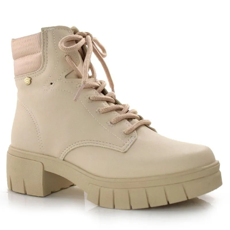 Coturno Infantil Pink Cats Creme V2551 32