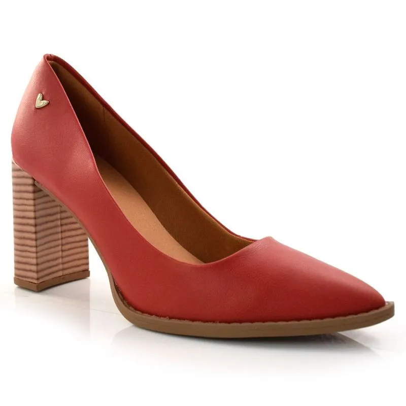 Scarpin de Salto Alto Mississipi Vermelho Q3762 37