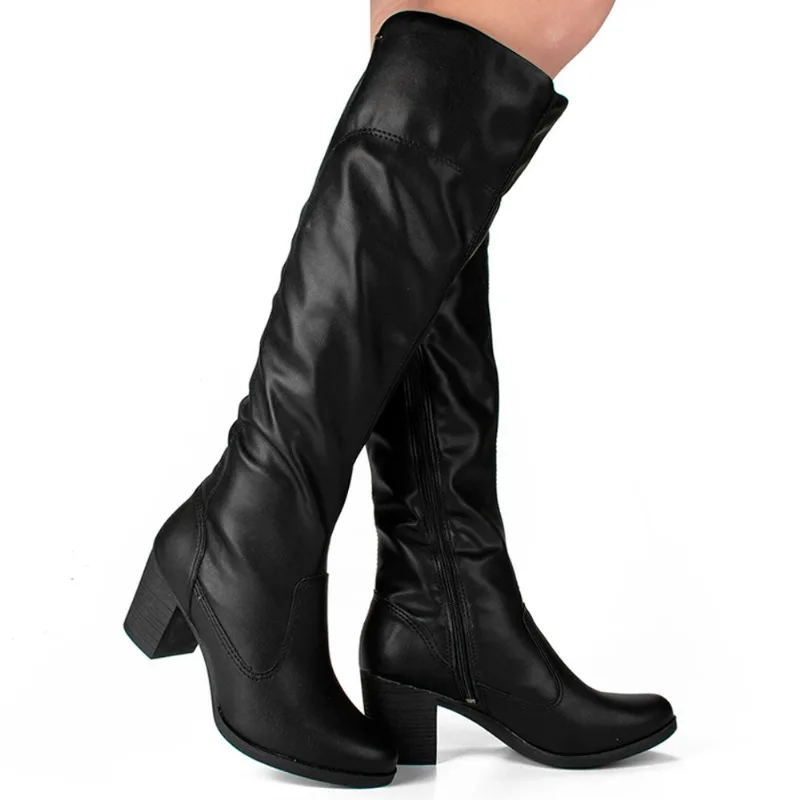 Bota Montaria Feminina Dakota Preto G5271 35